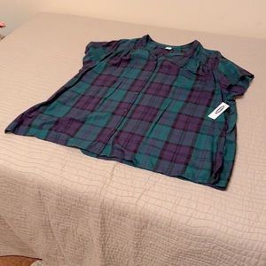 Old Navy button up blouse.